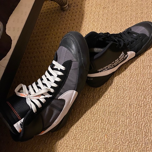 Size 10.5 Off-White Nike Blazers “Grim Reaper” - Picture 4 of 4